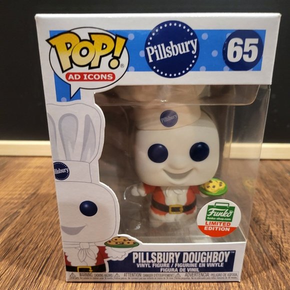 Pop Ad Icons Pillsbury Pillsbury Doughboy (Santa Suit) Funko Shop Exclusive Pop - Picture 1 of 7